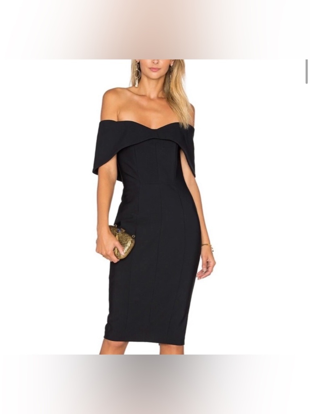 Misha Collection Black Brooklyn Dress Style RE1641DRBK, Size 4.  EUC!